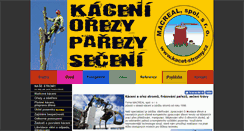 Desktop Screenshot of kacet-stromy.cz